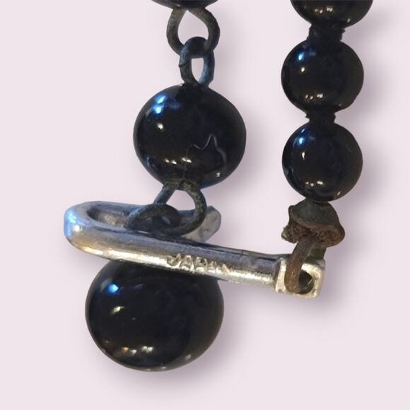 Set of Two 2 Japan Beaded Bracelet and Necklace set VTG 14" - Picture 2 of 3